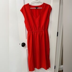 J.Crew Red Midi Dress 6